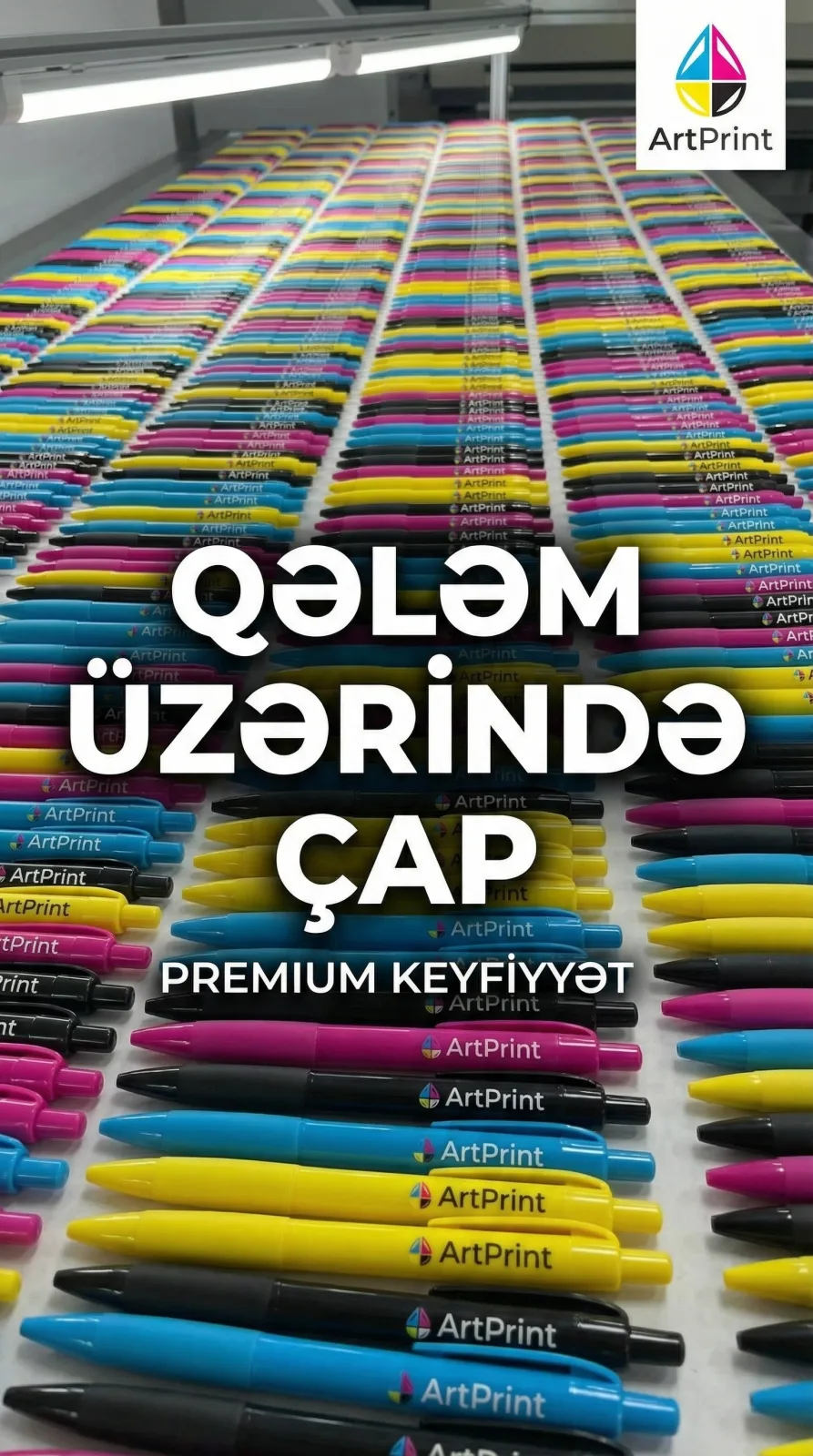 ArtPrint çap işi — qələm üzərində çap
